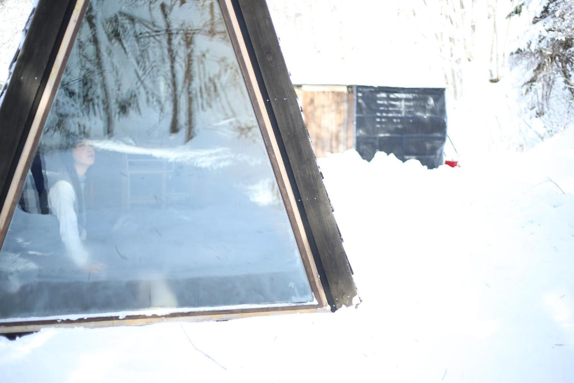 A-Frame Cabin Iwor - Vacation Stay 36172V Shimokawa Экстерьер фото